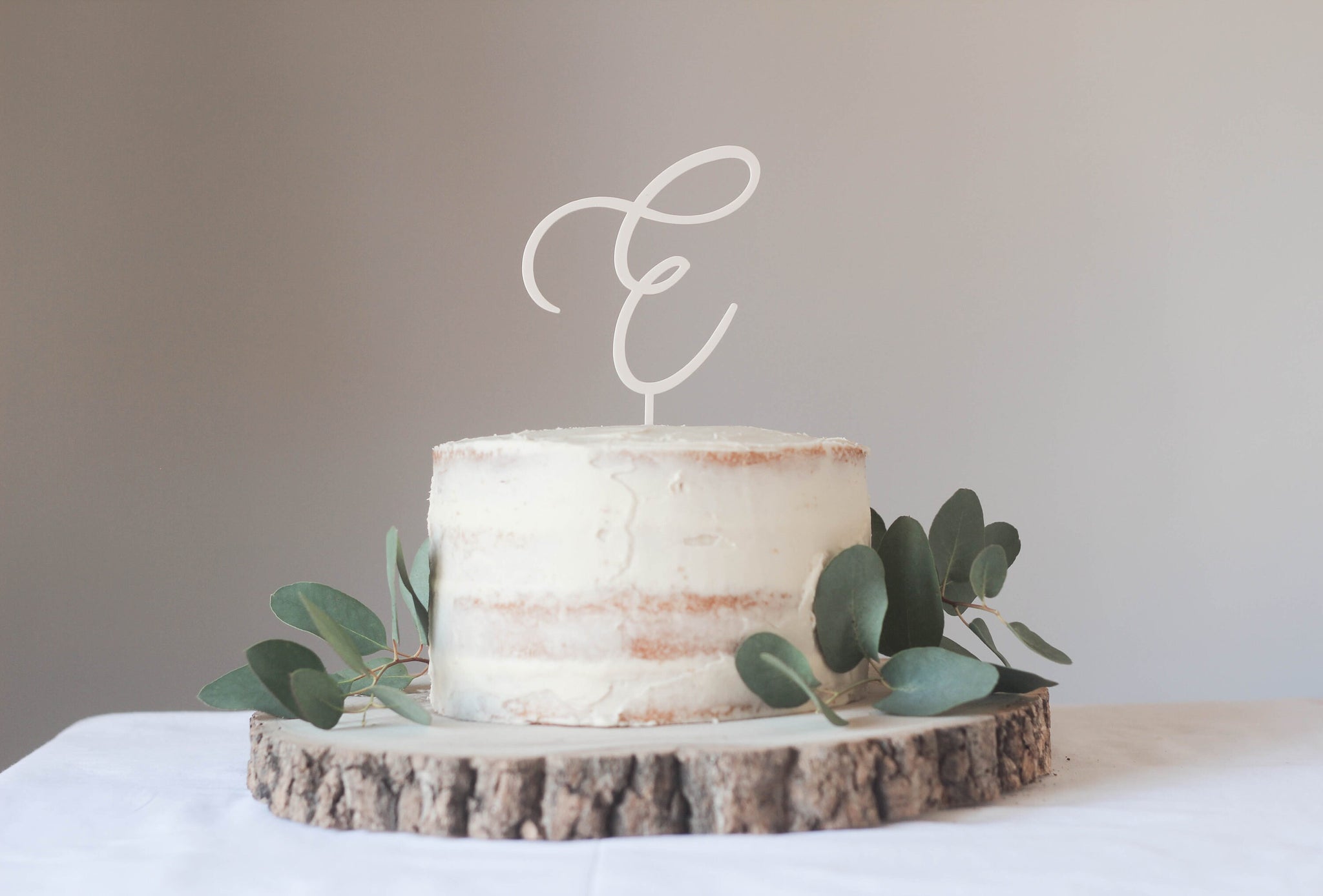 Custom Initial Wedding Cake Topper